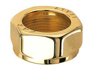 Артикул: 0390 | Накидная гайка для  вентилей серии “LadyFAR”, глянцевое покрытие под золото