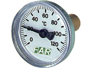 FA 2650 Термометр 0-120°C, зонд 36 мм,O 40 мм, торцевое соединение 3/8" FAR