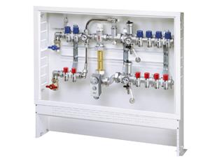 Артикул: 3488 | Сборный регулирующий узел для систем напольного отопления в коллекторной коробке