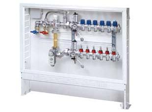 Артикул: 3585 | Сборный регулирующий узел для систем напольного отопления в коллекторной коробке