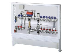 Артикул: 3591 | Сборный регулирующий узел для системы напольного отопления в коллекторной коробке