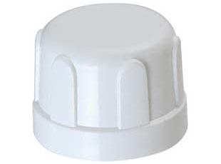 Белая пластиковая крышка для однотрубных и твухтрубных вентилей