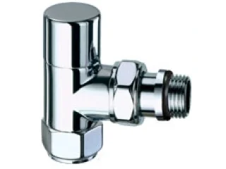 Вентиль запорный угловой, гайка М24х19 (серебро),  1/2"EPDM / аналог FL 0125