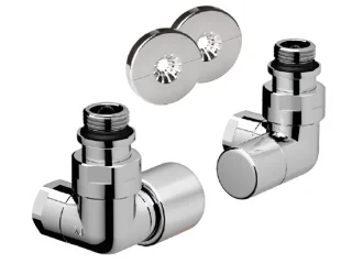 Комплект трехосевой 1/2" с гайкой М24*19 левый, сереб 0157CL