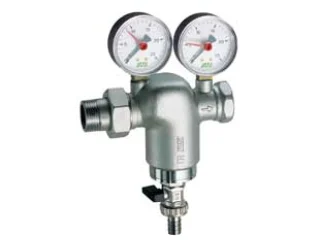 Фильтр 3/4" НР-ВР, с манометром, 100мкм, Max: 95 °C, 25 бар