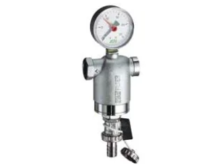 Фильтр 1/2" ВР-ВР, с манометром, 300мкм, Max: 95 °C, 25 бар