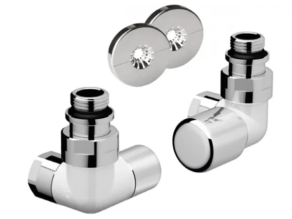 Комплект трехосевой 1/2" с гайкой М24*19 правый, сереб./бел 0156BC